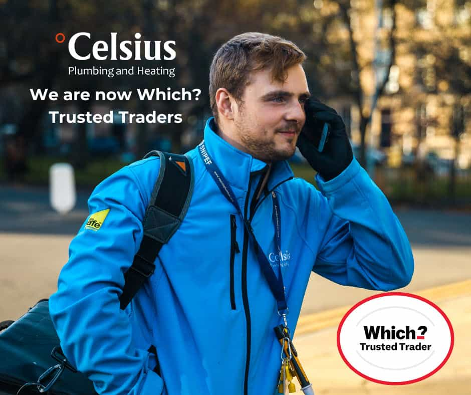 Celsius Plumbers are Which Trusted Traders for plumbing & central heating.