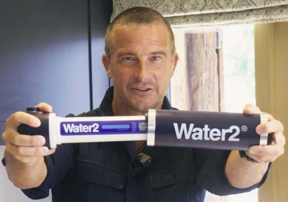 Filtered water straight from the tap, created by Bear Grylls.