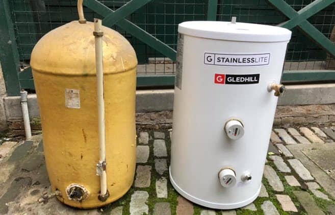 Hot water tank replacement & repairs in Edinburgh.