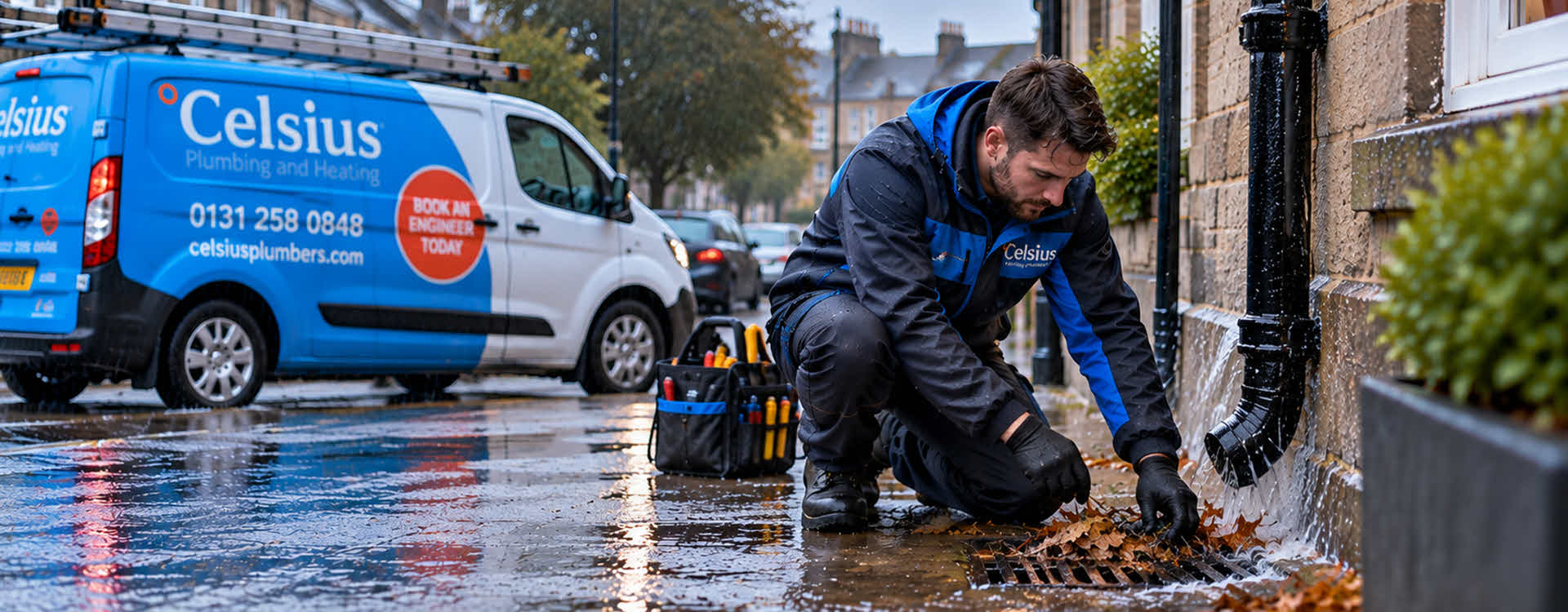 Protect your Edinburgh home from flooding after heavy rain.